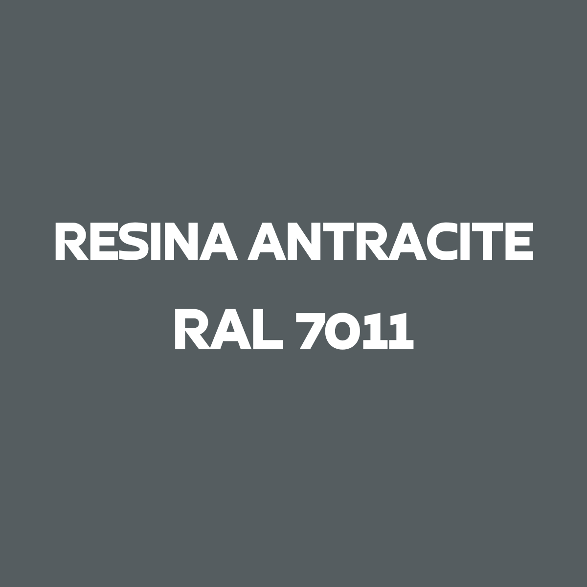 Resina UNIVERSALE GRIGIO ANTRACITE Ral 7011 Satinato - Ultra Resistente - Officine - Capannoni - Appartamenti - Terrazzi