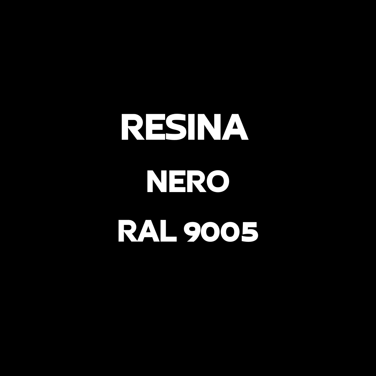 Resina UNIVERSALE NERO PROFONDO RAL 9005 Satinato - Ultra Resistente - Officine - Capannoni - Appartamenti - Terrazzi