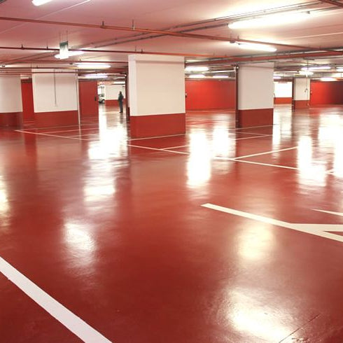 Resina UNIVERSALE ROSSO MATTONE RAL 3009 Satinato - Ultra Resistente - Officine - Capannoni - Appartamenti - Terrazzi