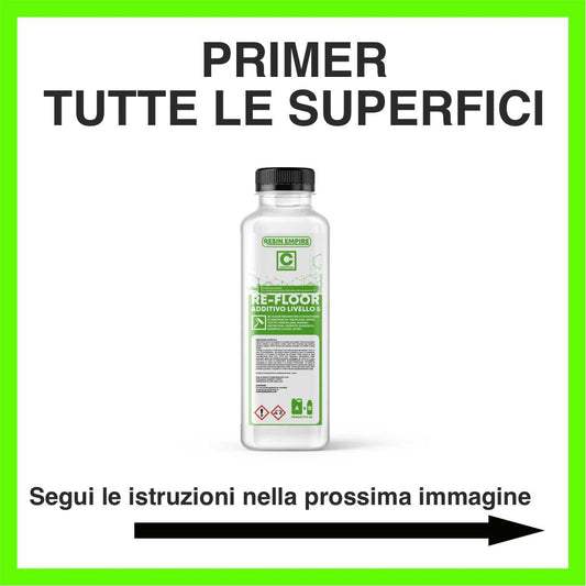 Resina Epossidica per Pavimenti Interni - REVEPOXY DECO-5 Kg (fino a 14 m²  in 2 strati) Avorio Chiaro - RAL 1015-ARCANE INDUSTRIES : : Fai da  te