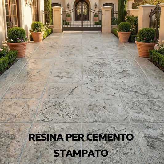 Resina Per Pavimenti In Cemento Stampato