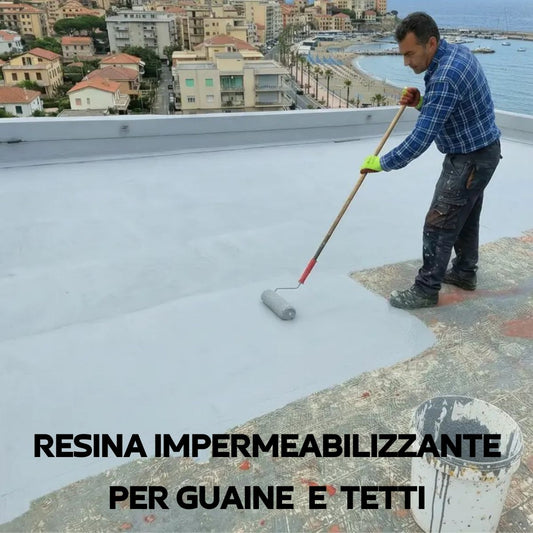 Resina Per Guaine Catramate E Guaine Ardesiate Impermeabilizzante Calpestabile