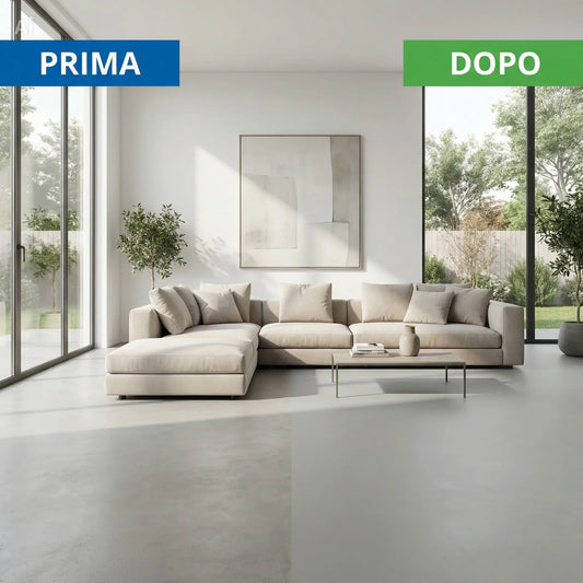 Resina Universale 4509 Grigio Cemento Satinato Resistenza - Intemperie  - Carrabile - Impermeabile