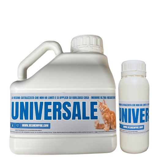 Resina UNIVERSALE COLORE PERSONALIZZATO Satinato - Ultra Resistente  - Officine - Capannoni - Appartamenti -  Terrazzi - 3,5kg