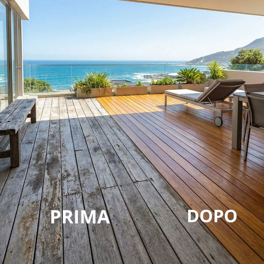 Resina Parquet Pavimenti Di Legno Impermeabilizzante Protettiva Anti Scivolo Pedonabile e Carrabile